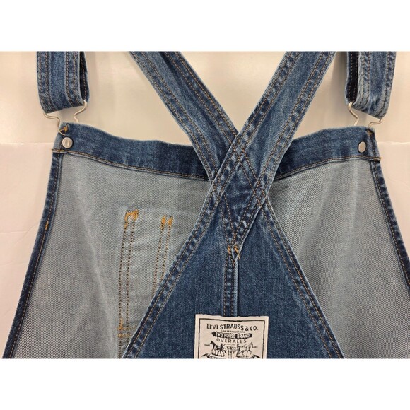 Levis Bib Overalls Vintage Style Womens 2-Horse Brand Denim Blue Jean Farmcore - Picture 9 of 16